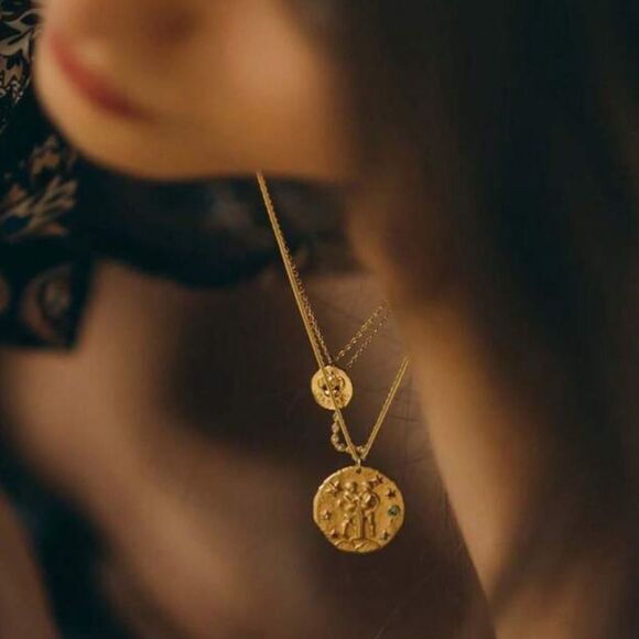 Zodiac sign necklace N731 - Picture 2 of 8